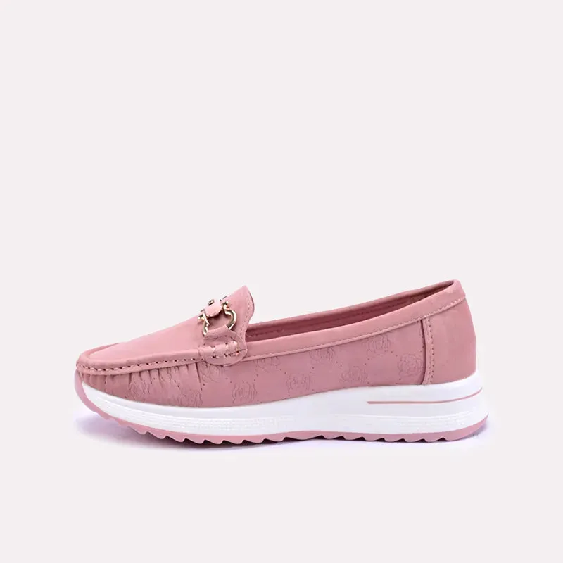 Athena Pink Fancy Loafer Pumps 0431339