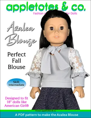 Azalea Blouse 18 Inch Doll Sewing Pattern