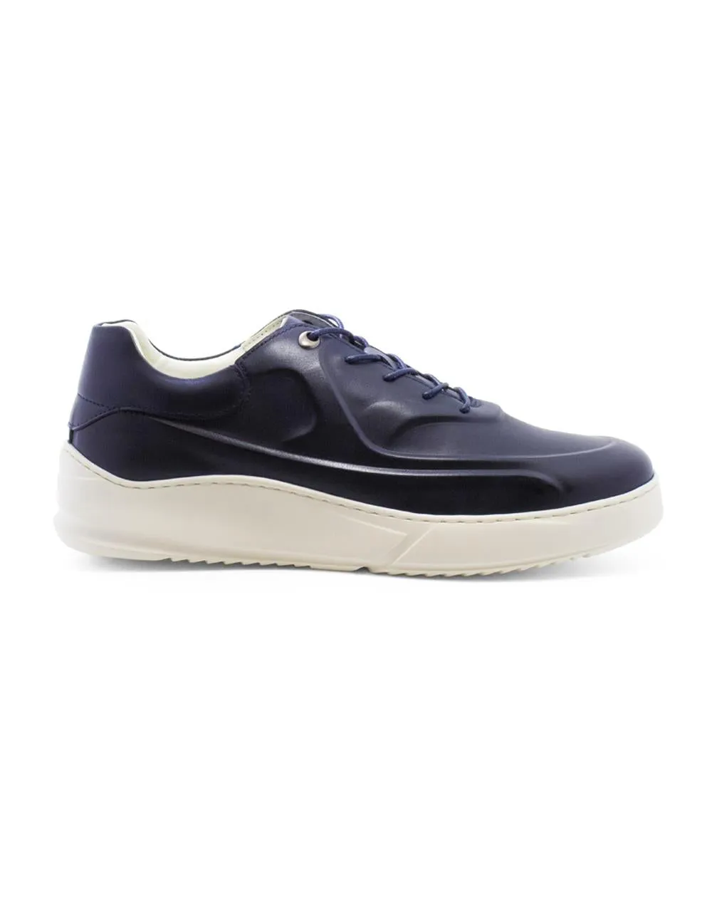AZOR Mens  Round Marcus Sneaker Lace Up Shoes Navy UK 7 to UK 12