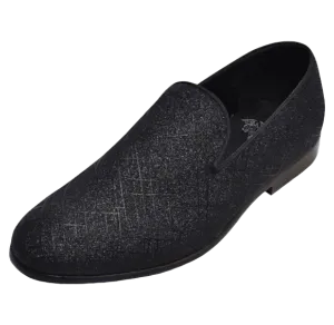 Black Royal Shoes USA Men's Fashion Design Slip-On Loafer Style No : LF8885