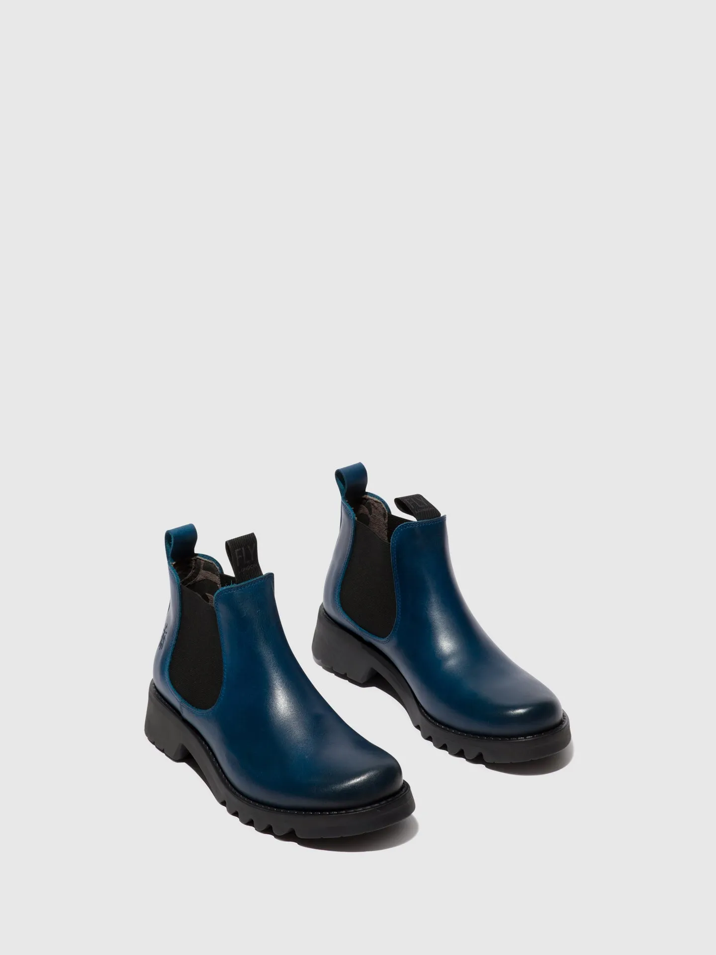 Chelsea Ankle Boots RIKA894FLY ROYAL BLUE (BLACK SOLE)