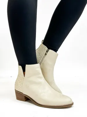 Corky's Gold Metallic Half N Half Boots - FINAL SALE