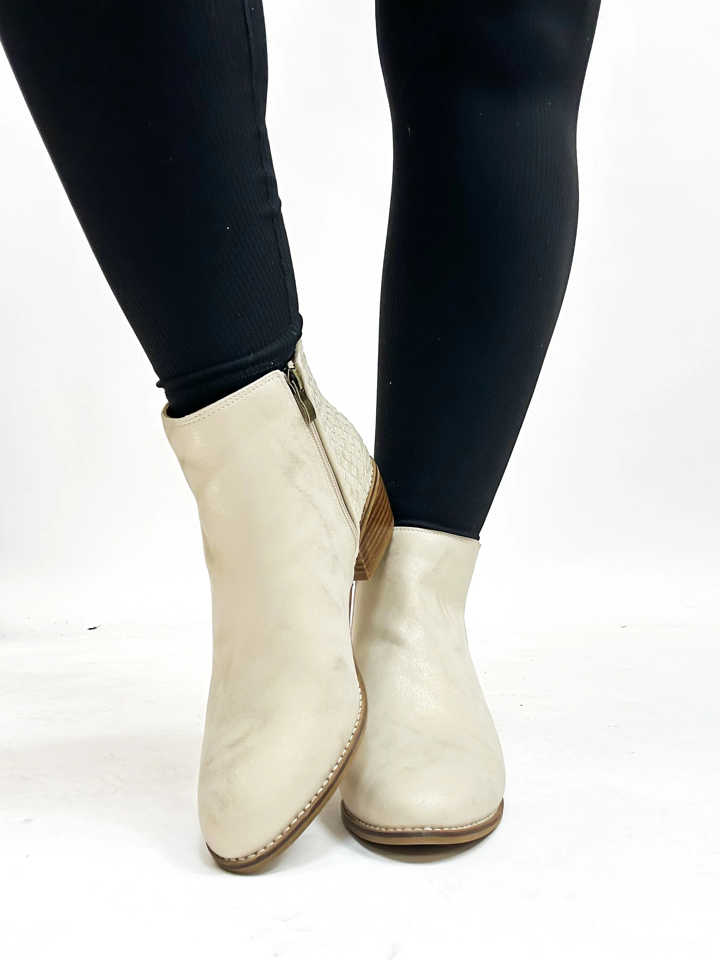 Corky's Gold Metallic Half N Half Boots - FINAL SALE