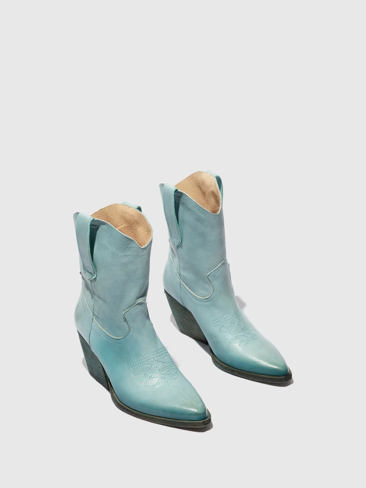 Cowboy Ankle Boots WOFY093FLY SKY BLUE