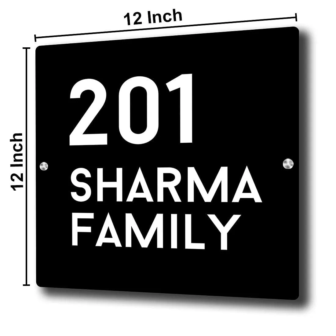 Custom Name Plates for House Entrance  Nameboard - Acrylic
