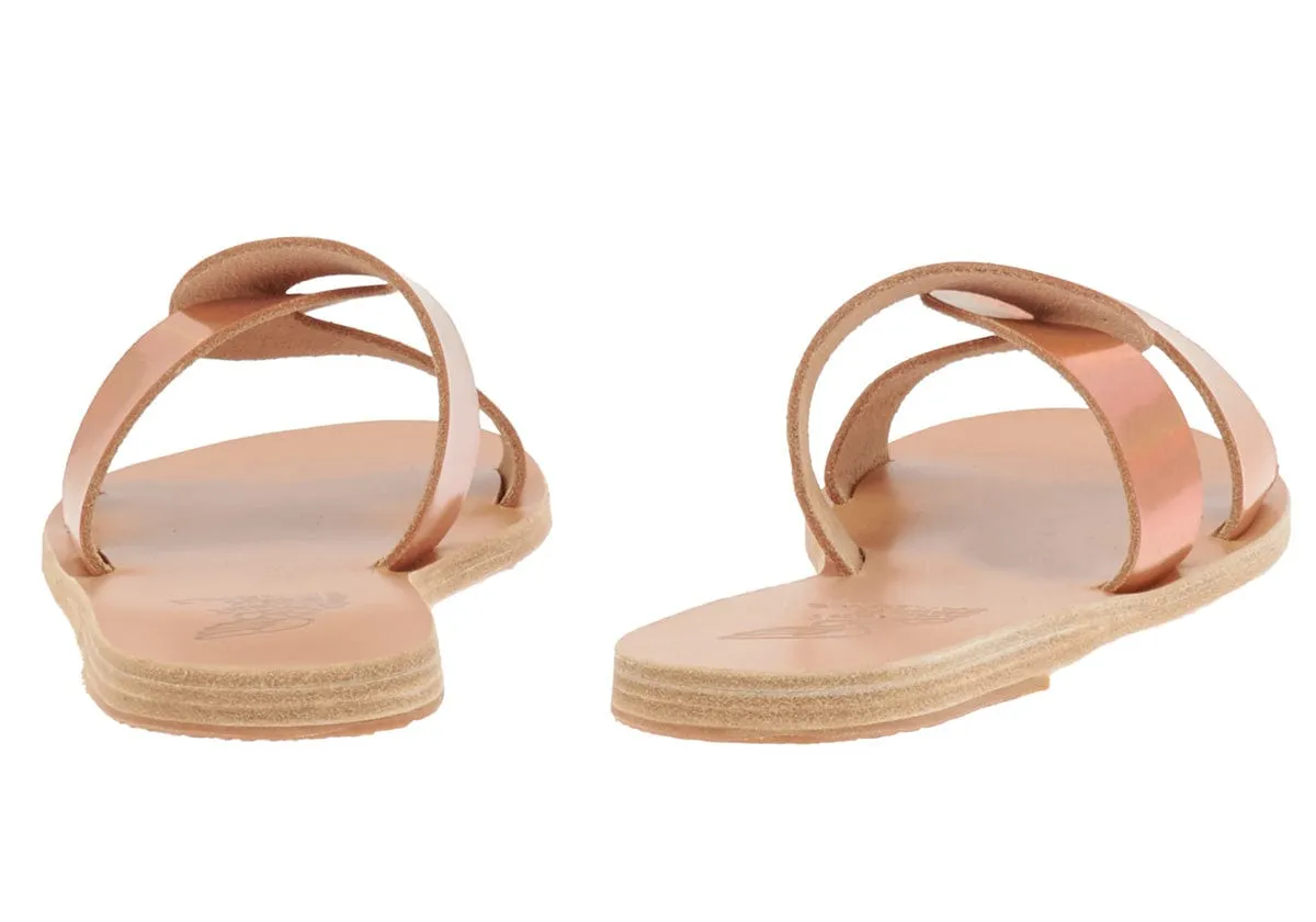 Desmos Iridescent Slide Sandals