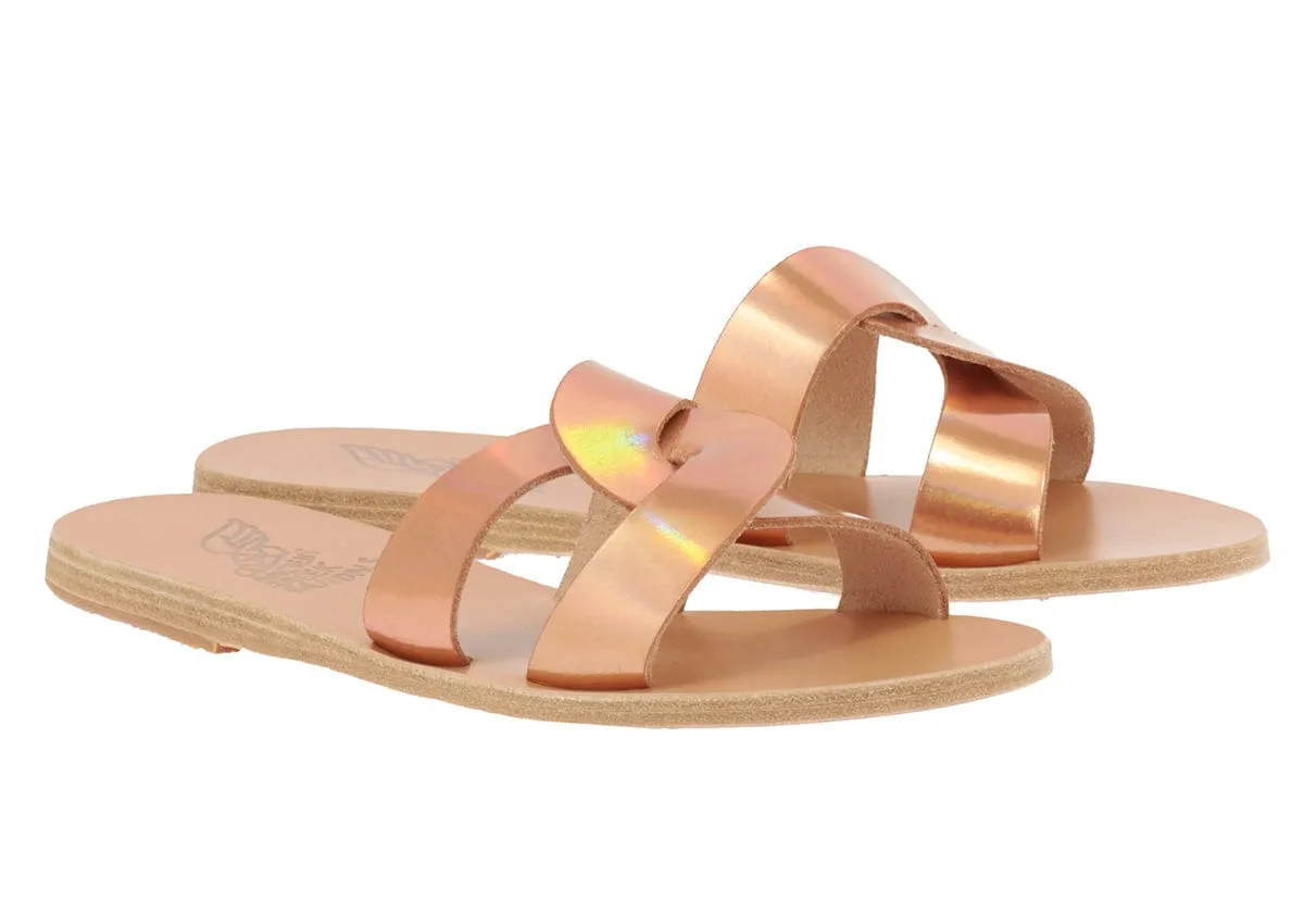 Desmos Iridescent Slide Sandals