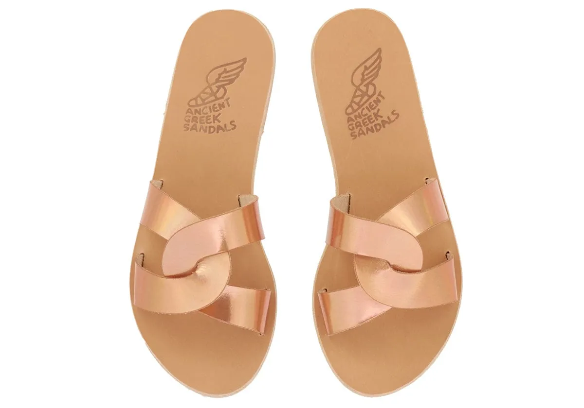 Desmos Iridescent Slide Sandals