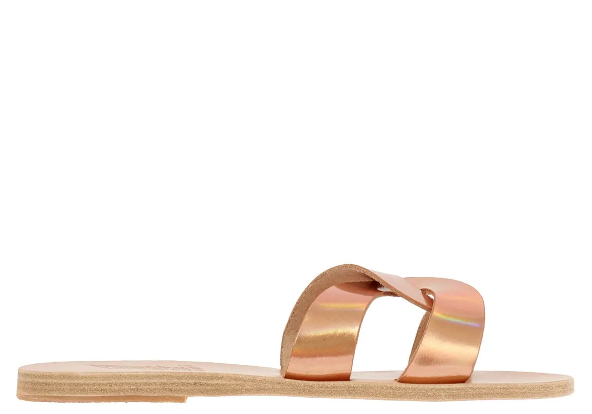 Desmos Iridescent Slide Sandals