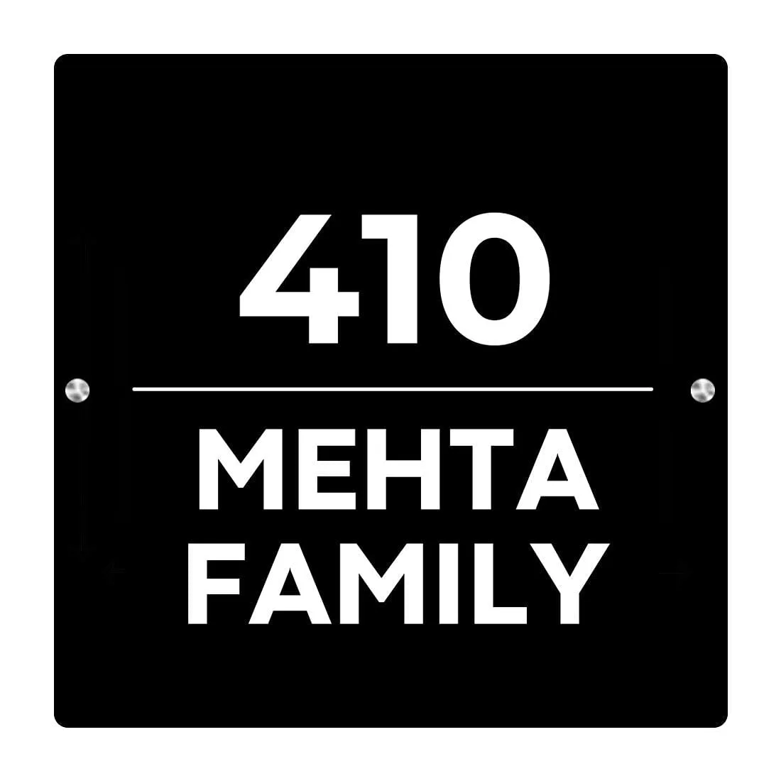 Door Name Plates for Home Personalized Flats Office Signboards - Acrylic