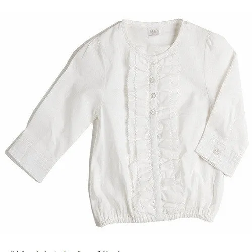 [Egg baby] Girl ruffle blouse