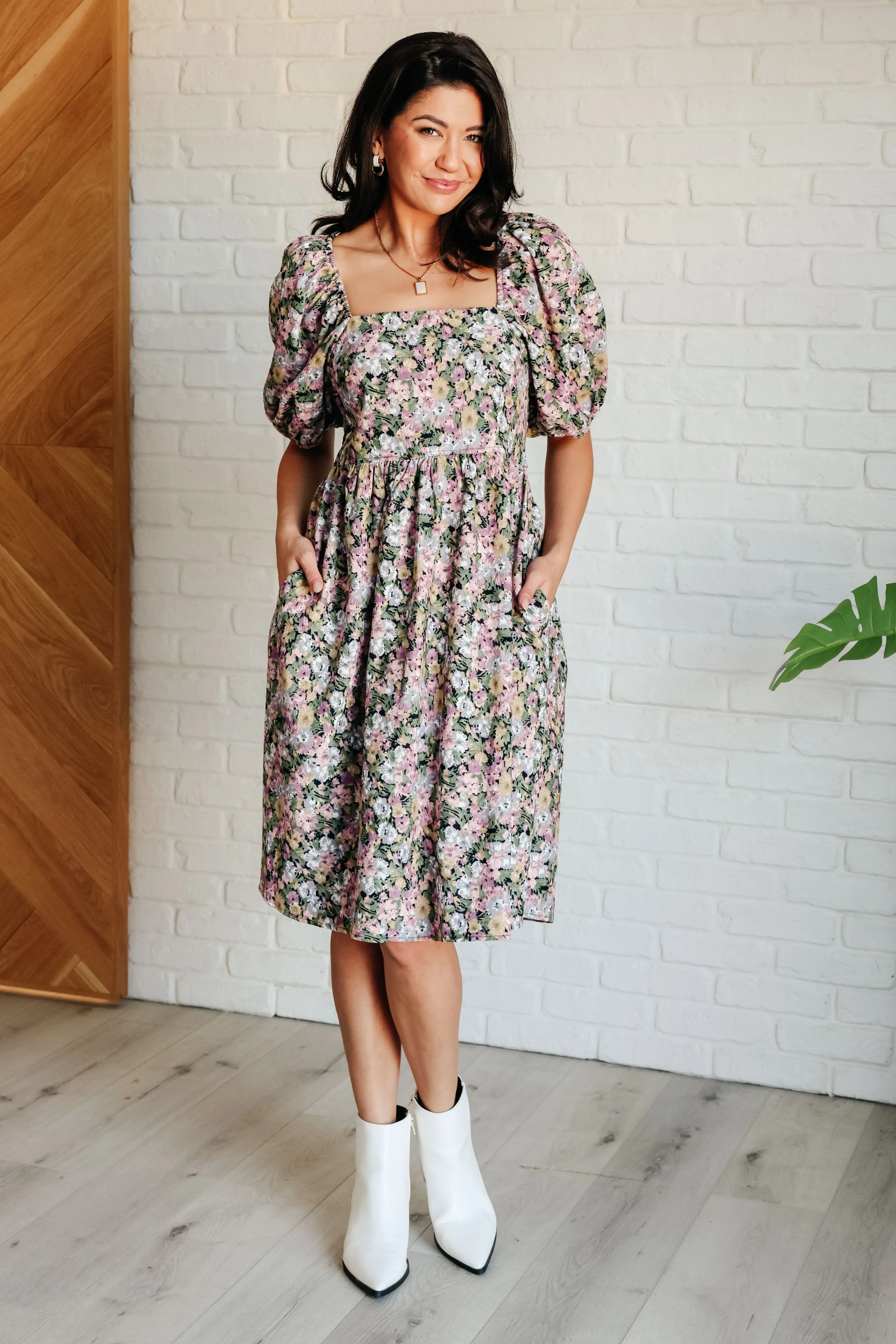 Excellence Without Effort Floral Dress 1XL