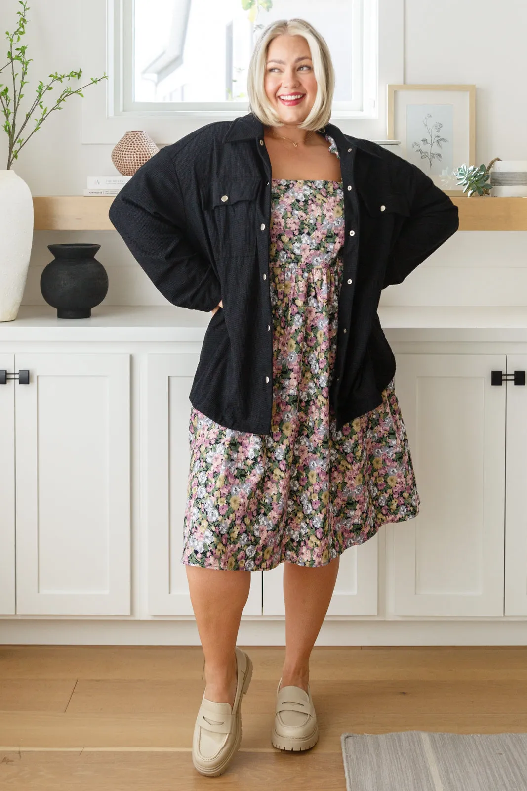 Excellence Without Effort Floral Dress 1XL