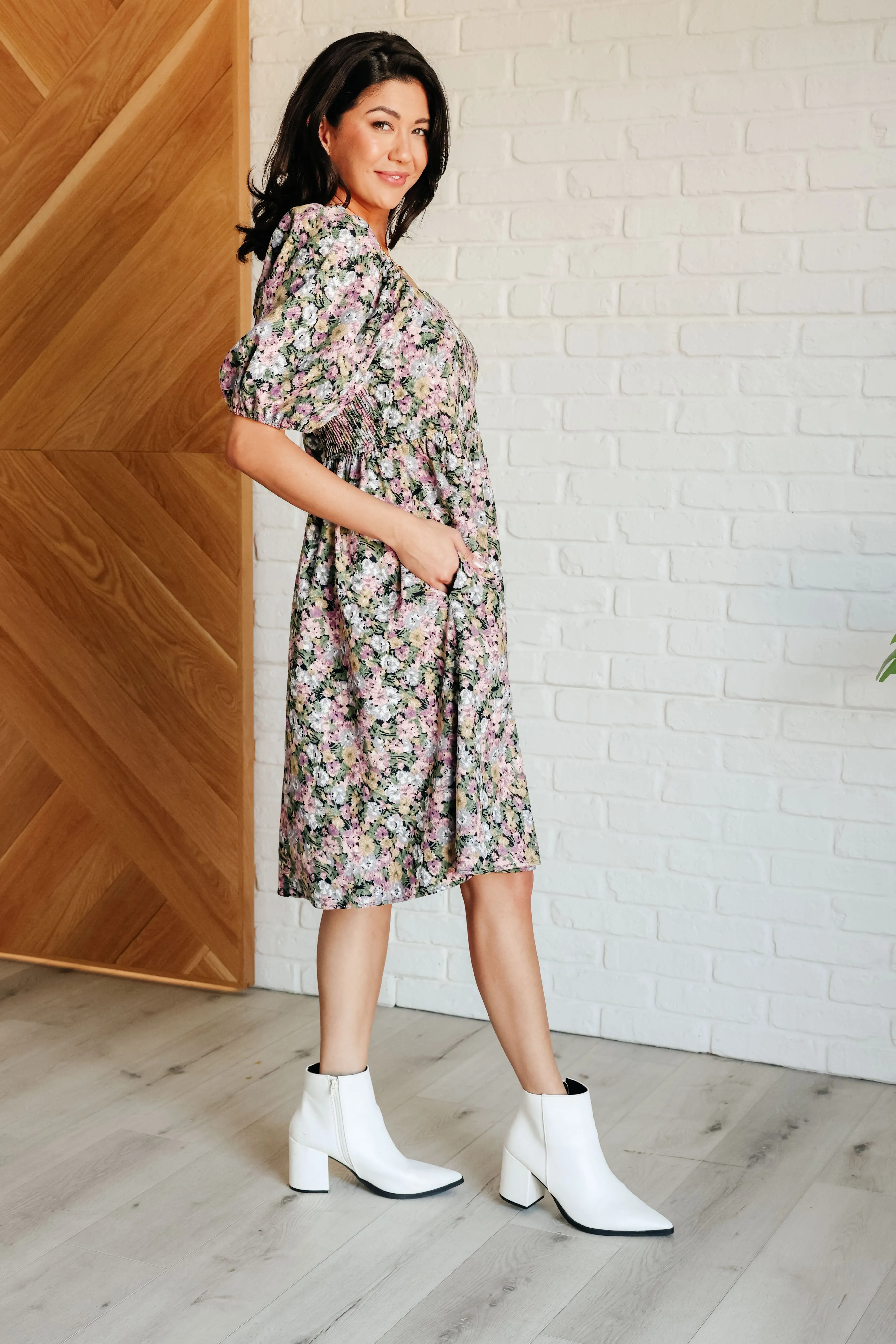Excellence Without Effort Floral Dress 1XL
