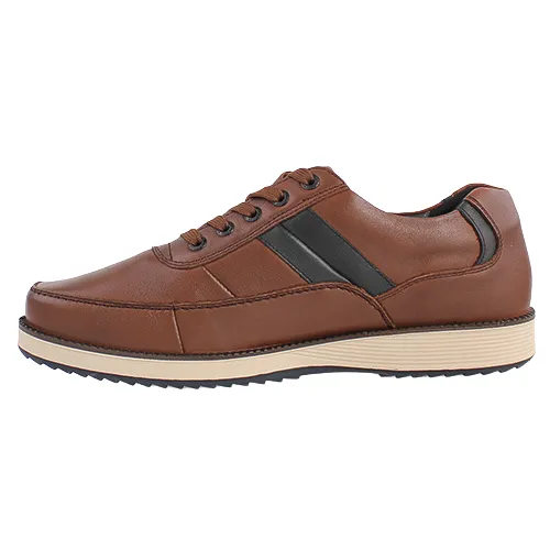 G-Comfort Men's Laced Shoes - 1727 - Tan