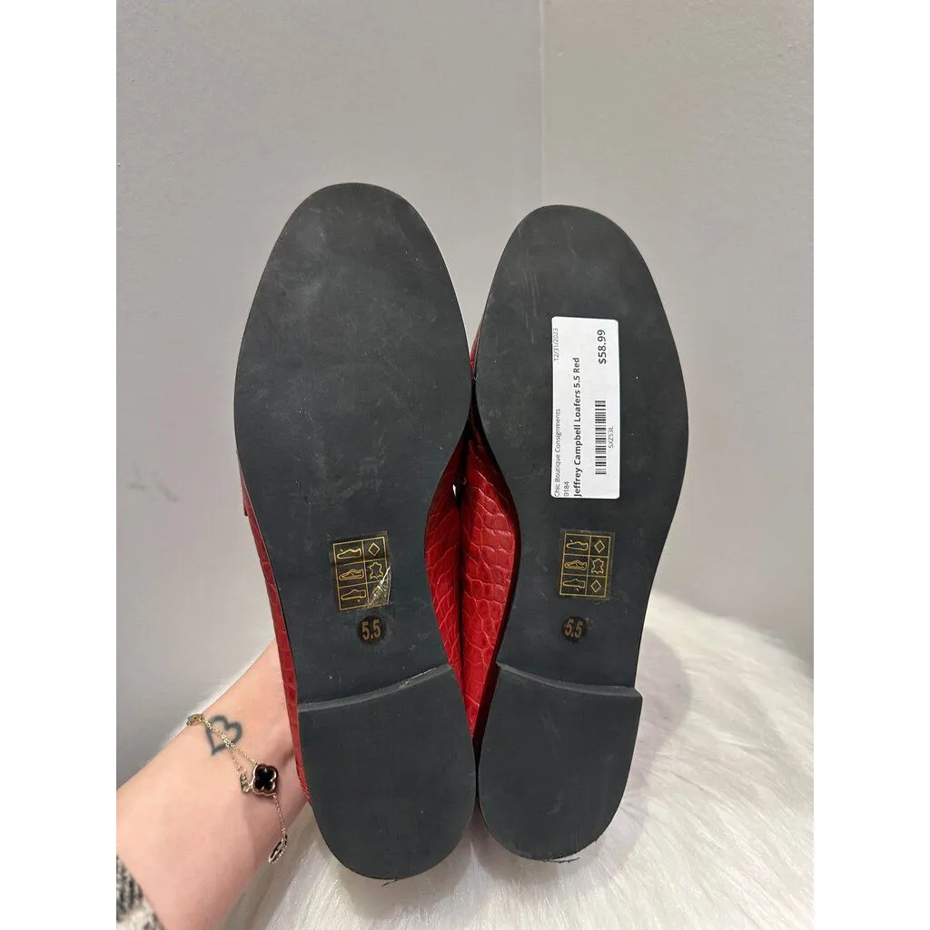 Jeffrey Campbell Jesse III Loafers - Size 5.5