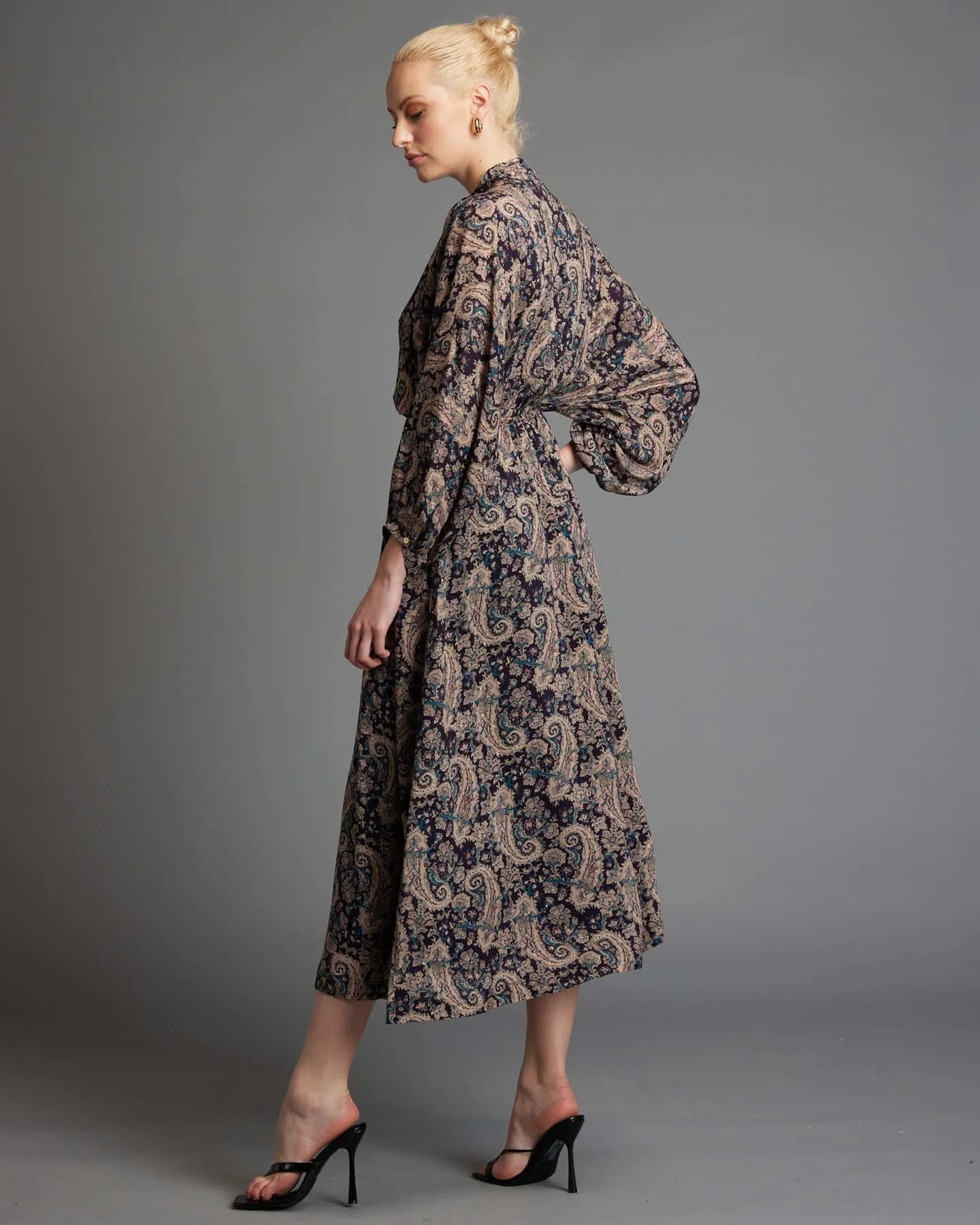 Laura Paisley Print Dress