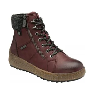 Lotus Boot Penrithe Waterproof Hiker style Ankle  boot BORDO ULB392
