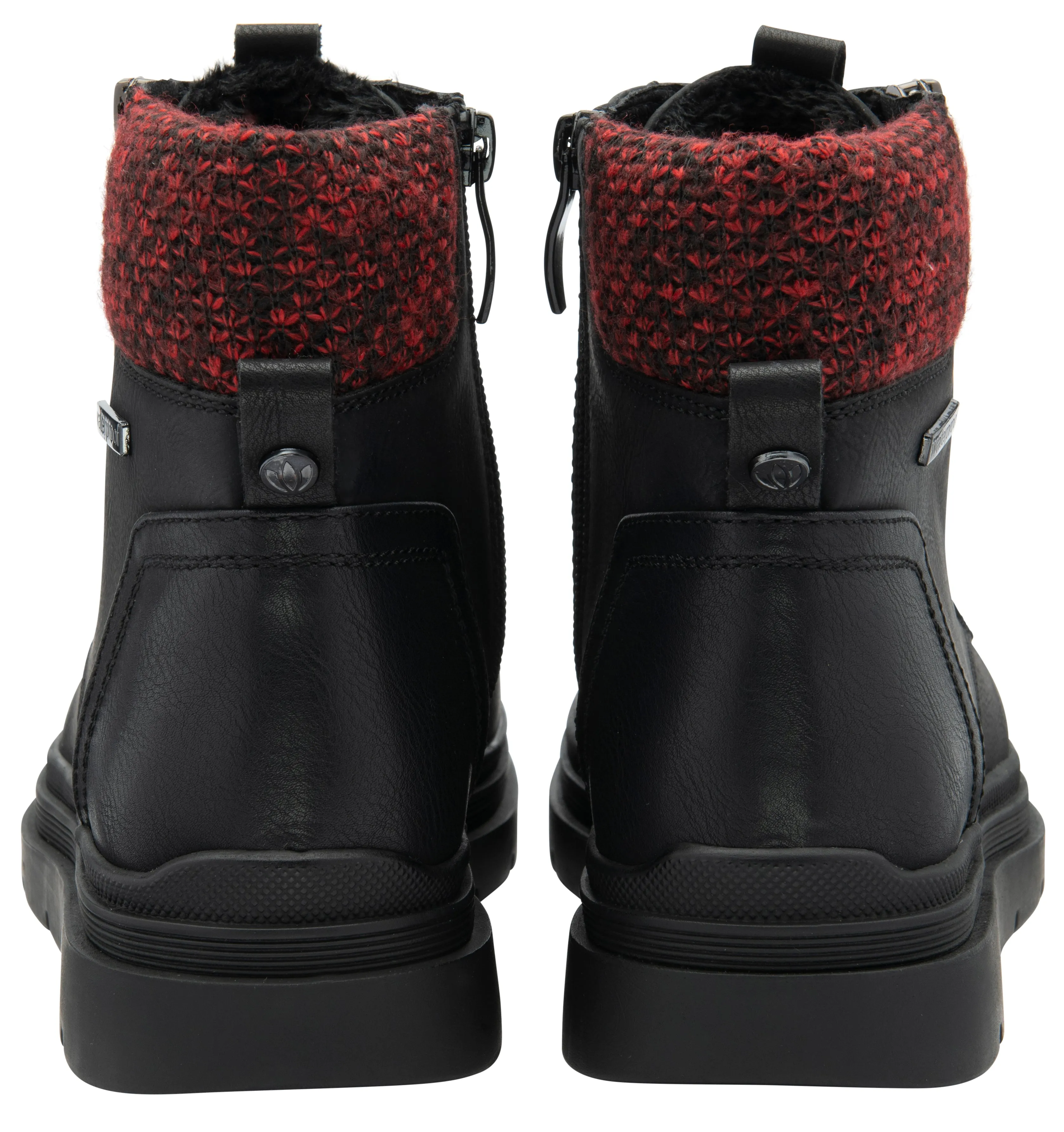 Lotus Boot Saundra Waterproof Hiker style Ankle Boot ULB387 BLACK