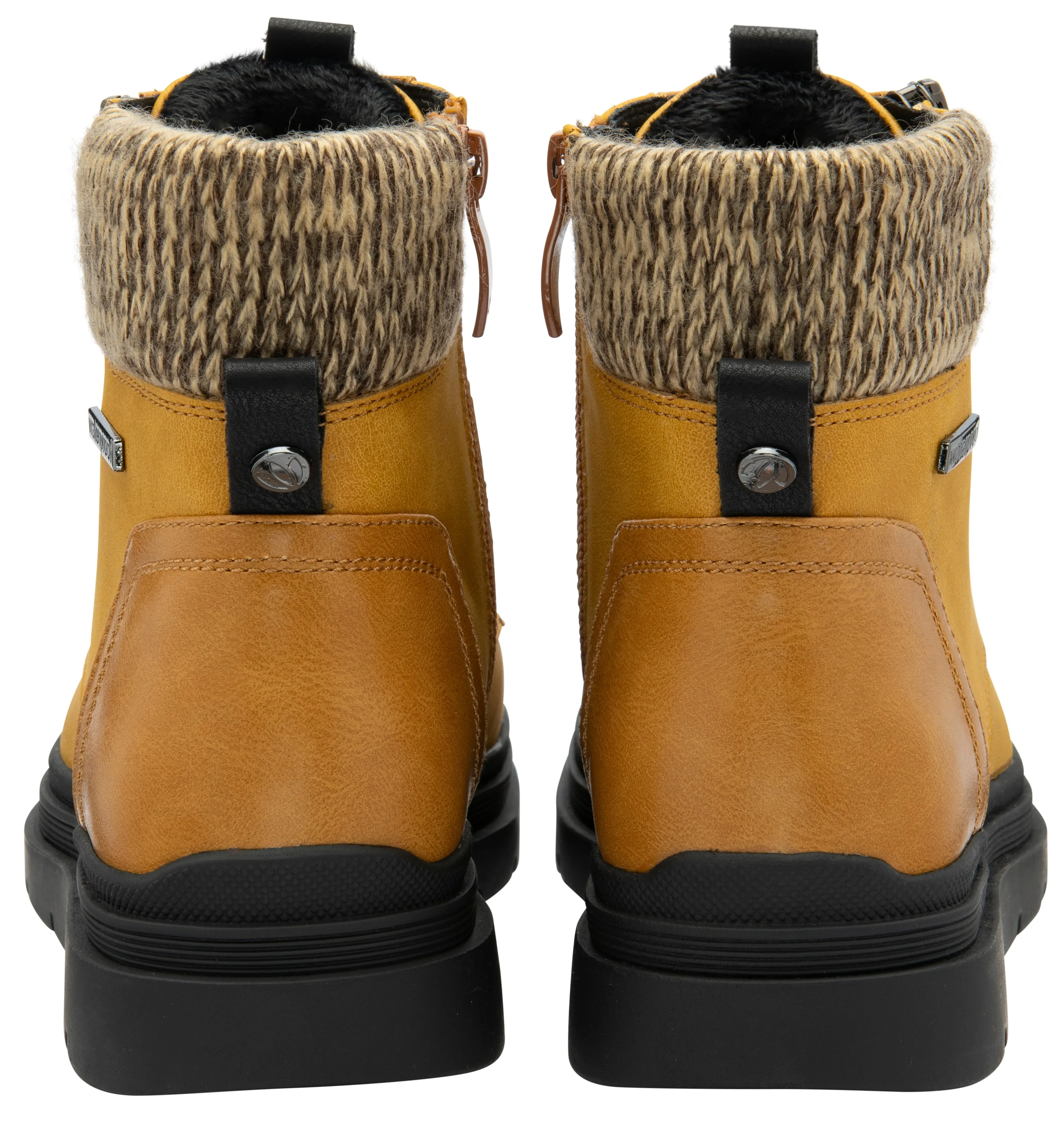 Lotus Boot Saundra Waterproof Hiker style Ankle Boot ULB387 MUSTARD