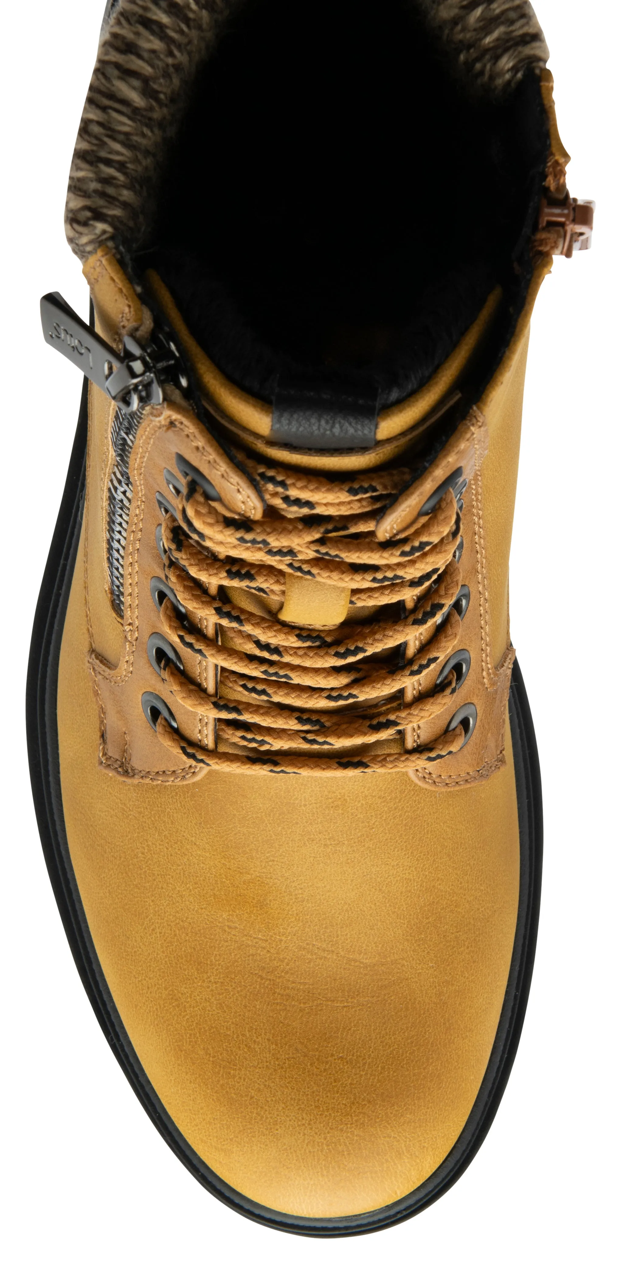 Lotus Boot Saundra Waterproof Hiker style Ankle Boot ULB387 MUSTARD