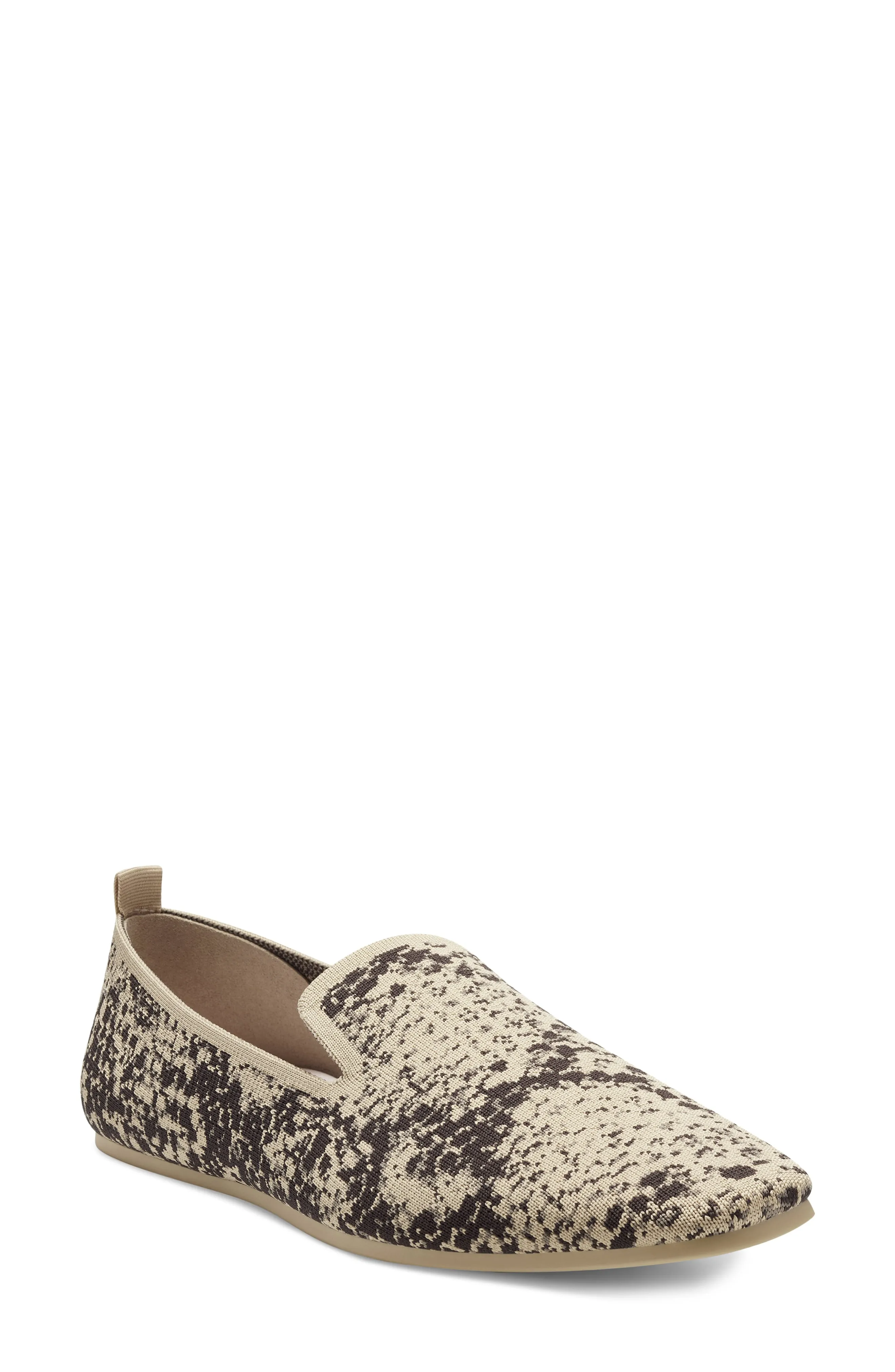 Louise Et Cie ARTEMID Loafers Slip-On Almond-Toe Flats MARSAILLE Snake Natural