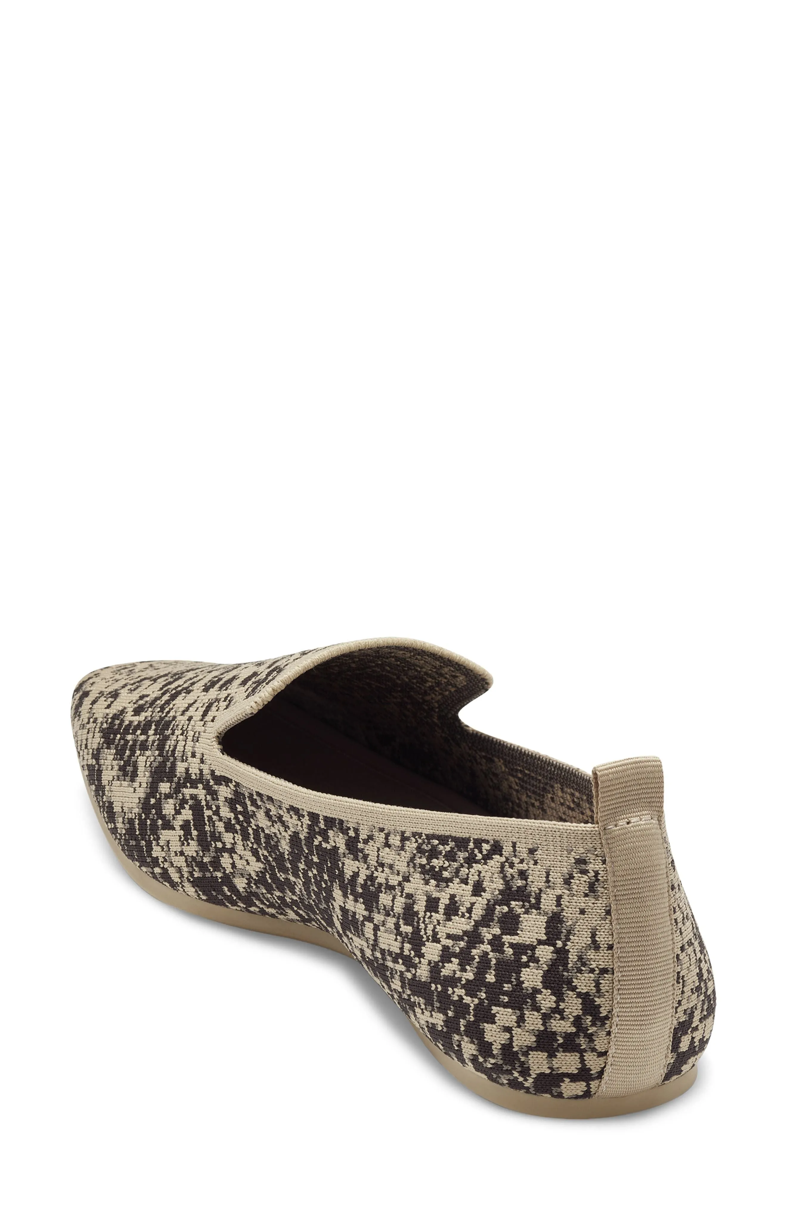 Louise Et Cie ARTEMID Loafers Slip-On Almond-Toe Flats MARSAILLE Snake Natural