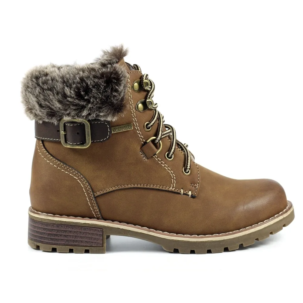 Lunar  Ankle Boot Ventnor TAN GLB113 TN Waterproof Hiker