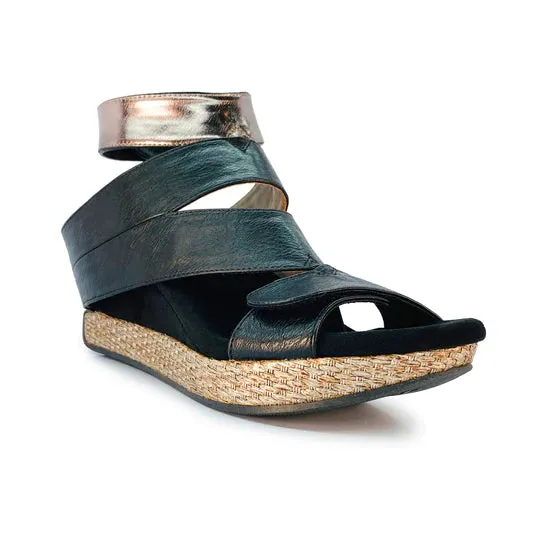 Mid-Wedge Four Way Reversible Sandals