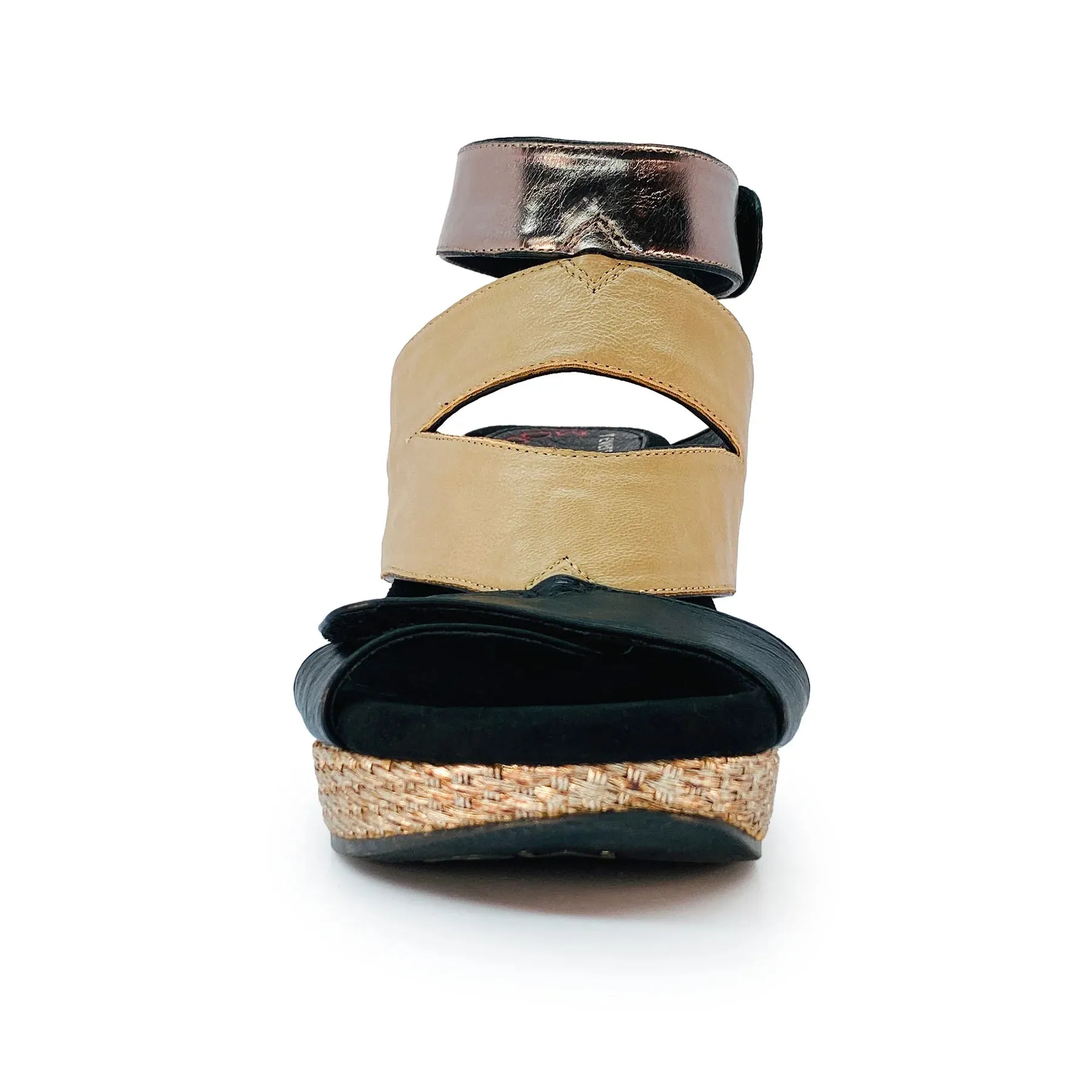 Mid-Wedge Four Way Reversible Sandals