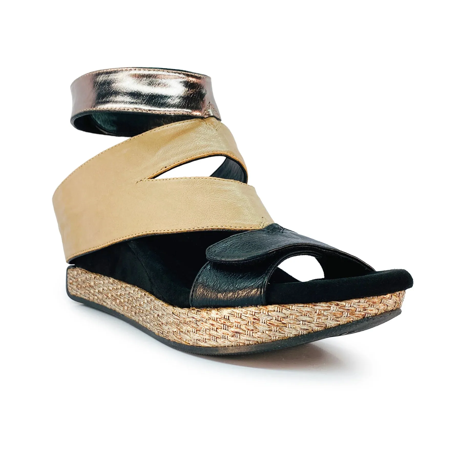 Mid-Wedge Four Way Reversible Sandals