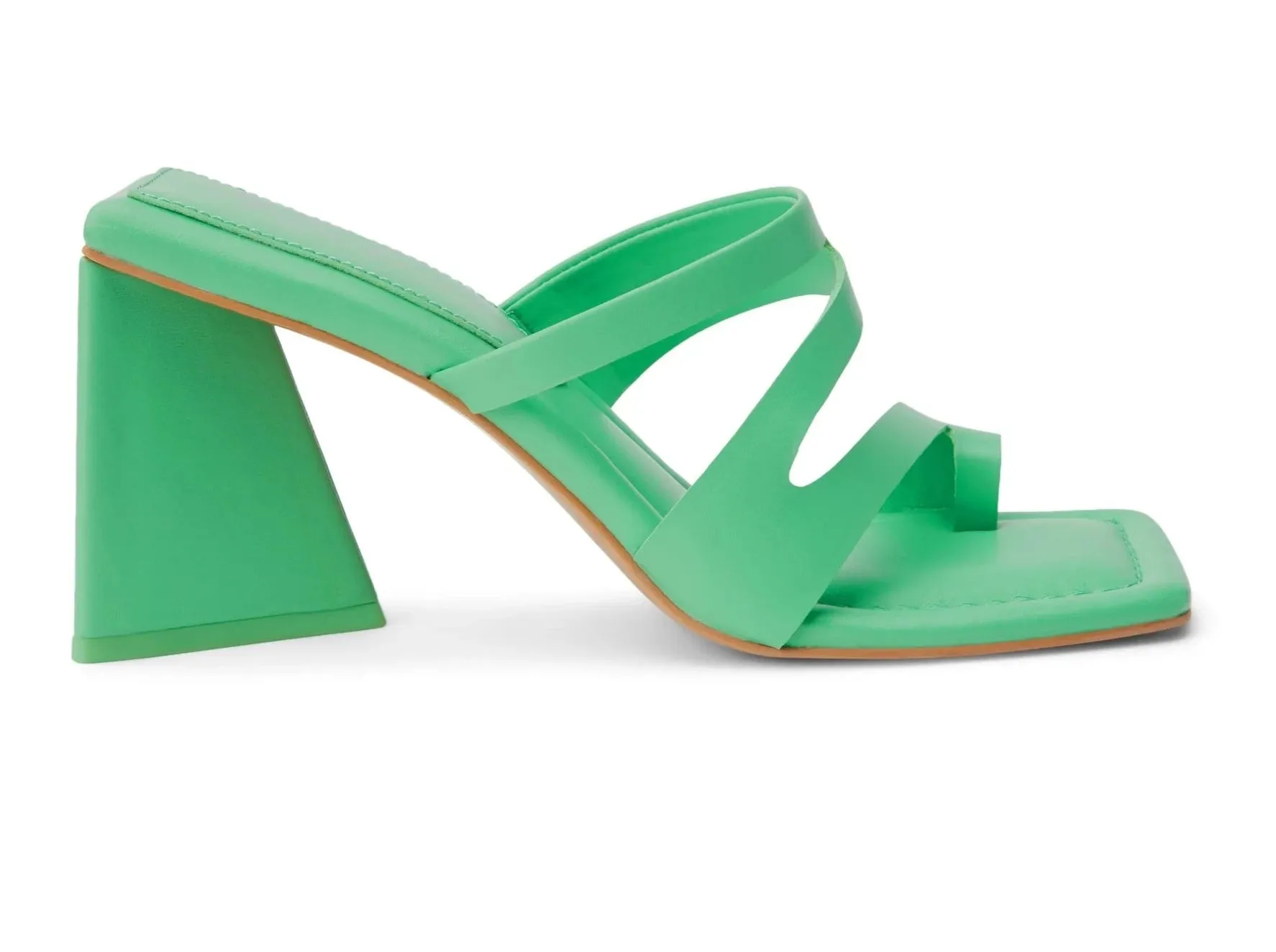 Oslo Heeled Sandal - Green