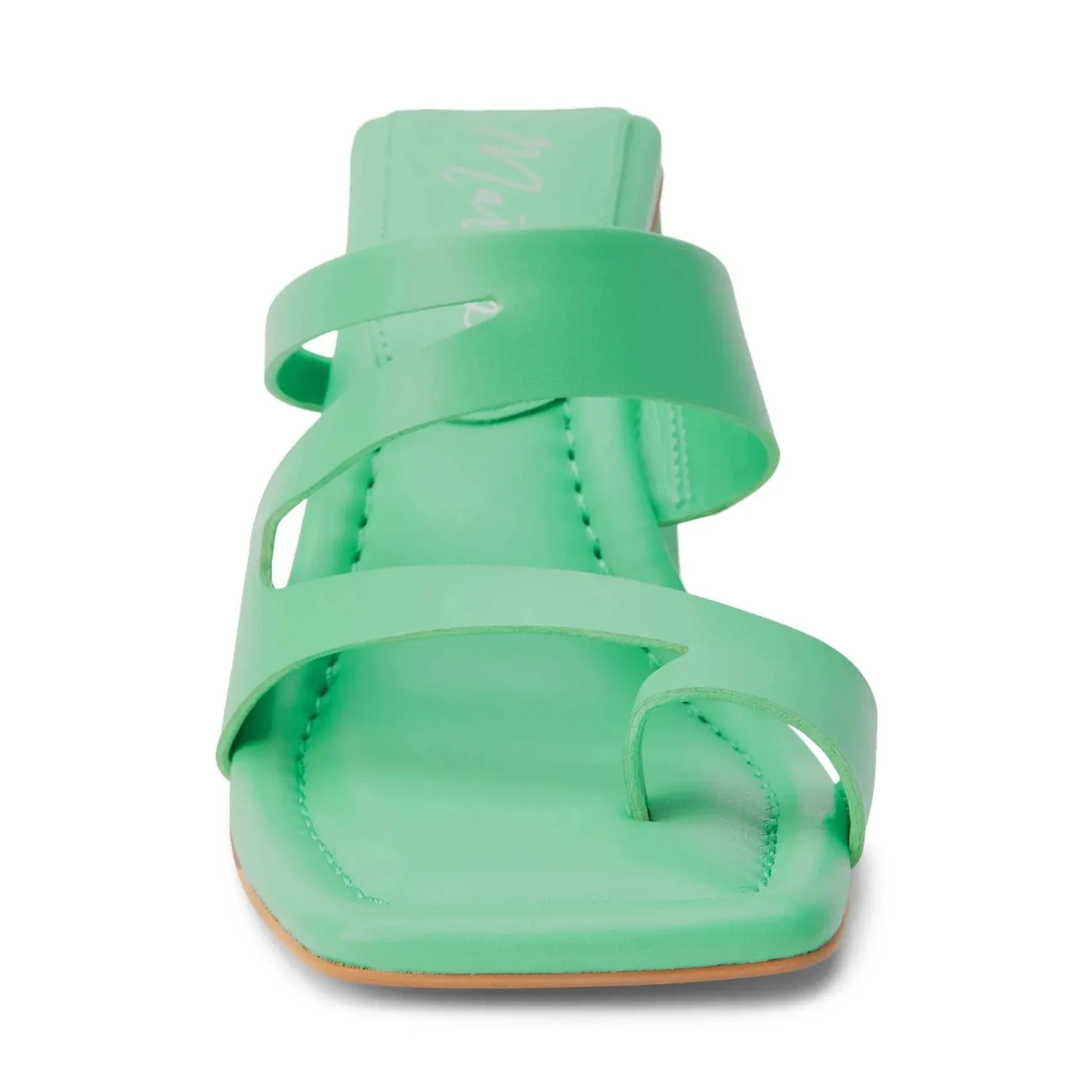 Oslo Heeled Sandal - Green