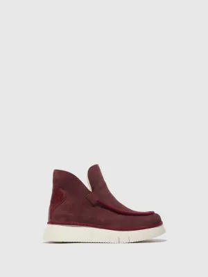 Round Toe Ankle Boots COZE348FLY PURPLE