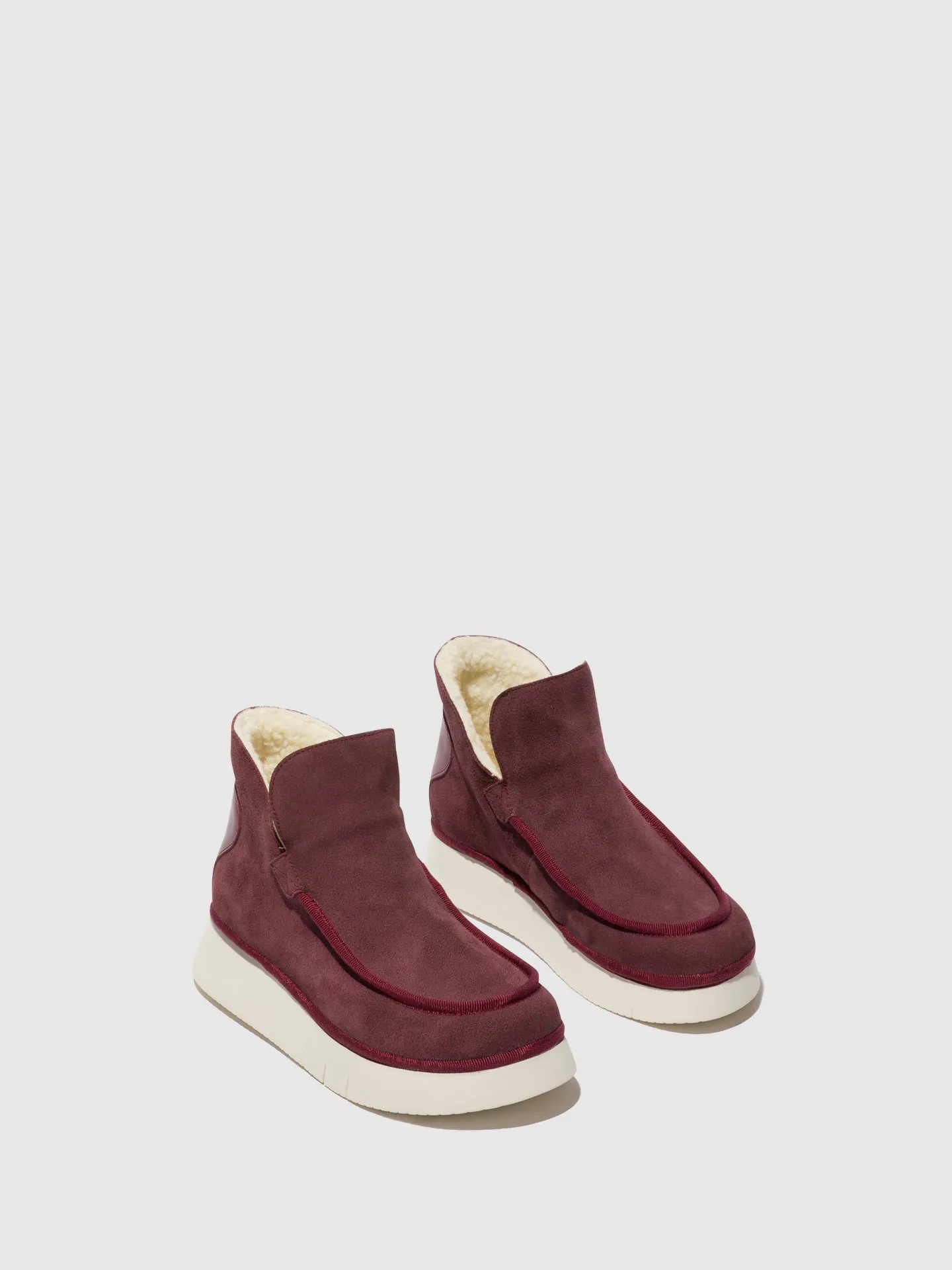 Round Toe Ankle Boots COZE348FLY PURPLE
