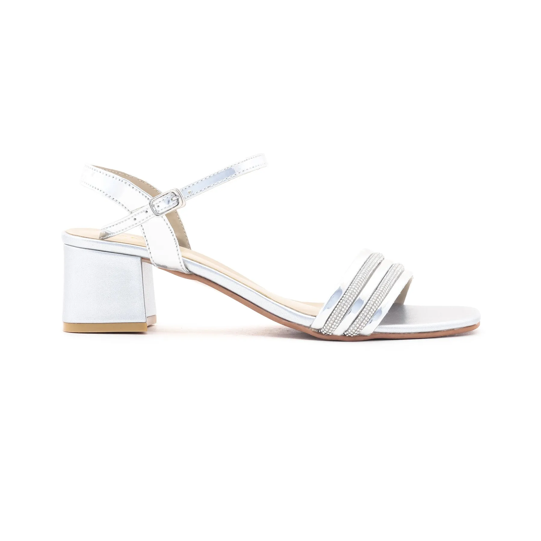 Silver Fancy Sandal FN5293