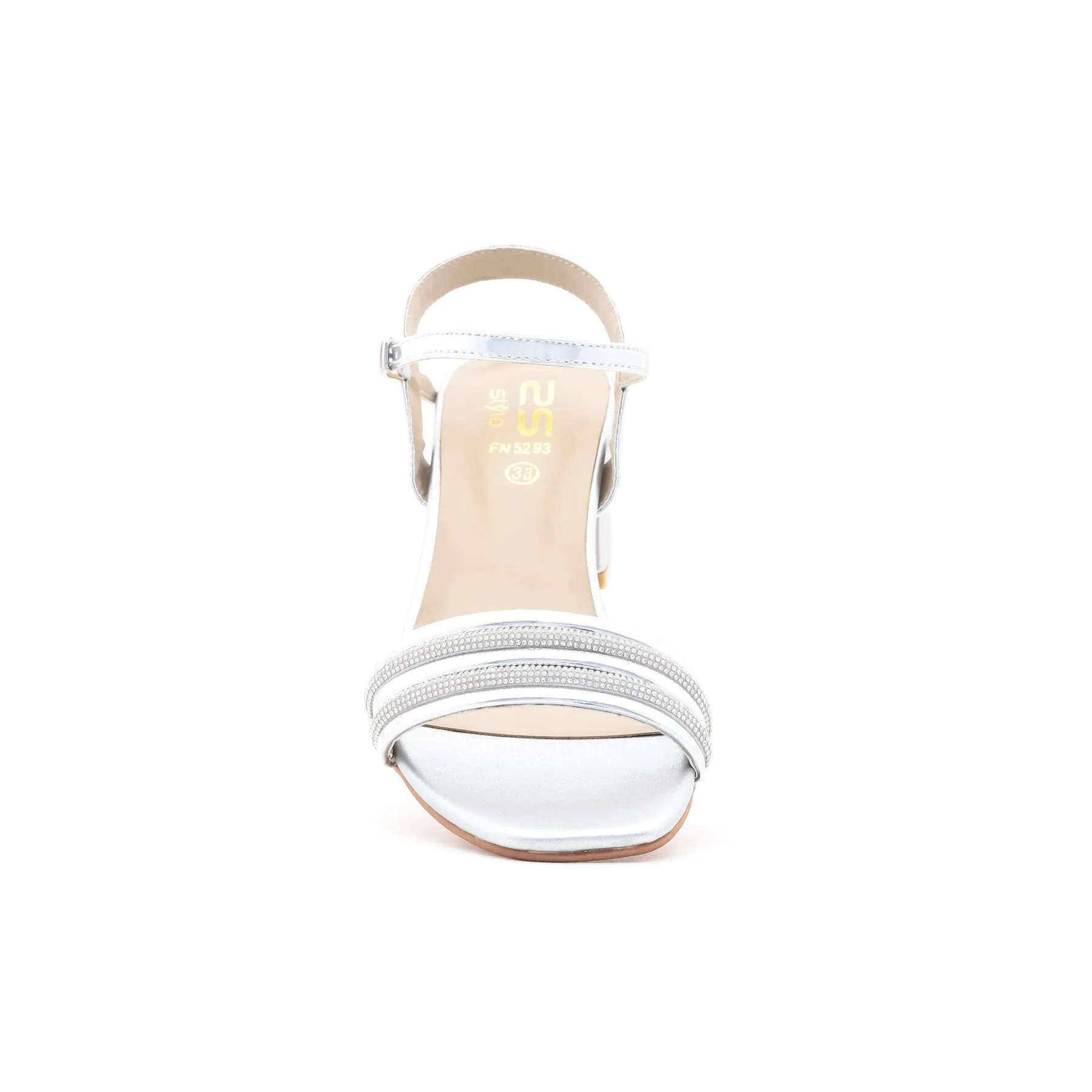 Silver Fancy Sandal FN5293