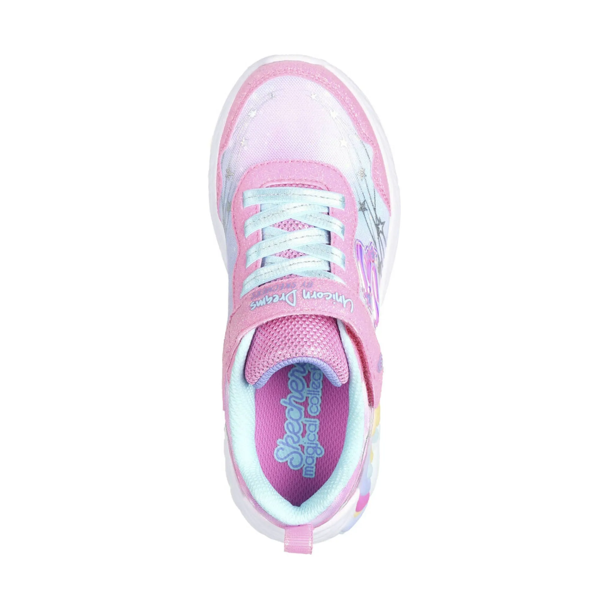 Skechers Kids' S Lights Unicorn Dreams - Wishful Magic Pink/Turquoise - ONLINE STORE CREDIT/EXCHANGE ONLY