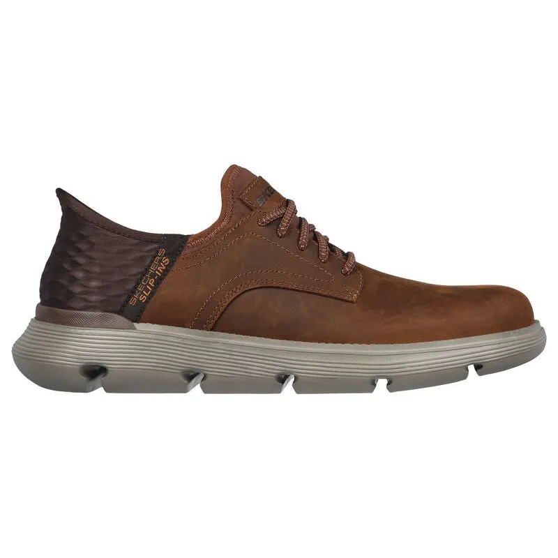 Skechers Slip Ins BROWN  Leather 205046CDB