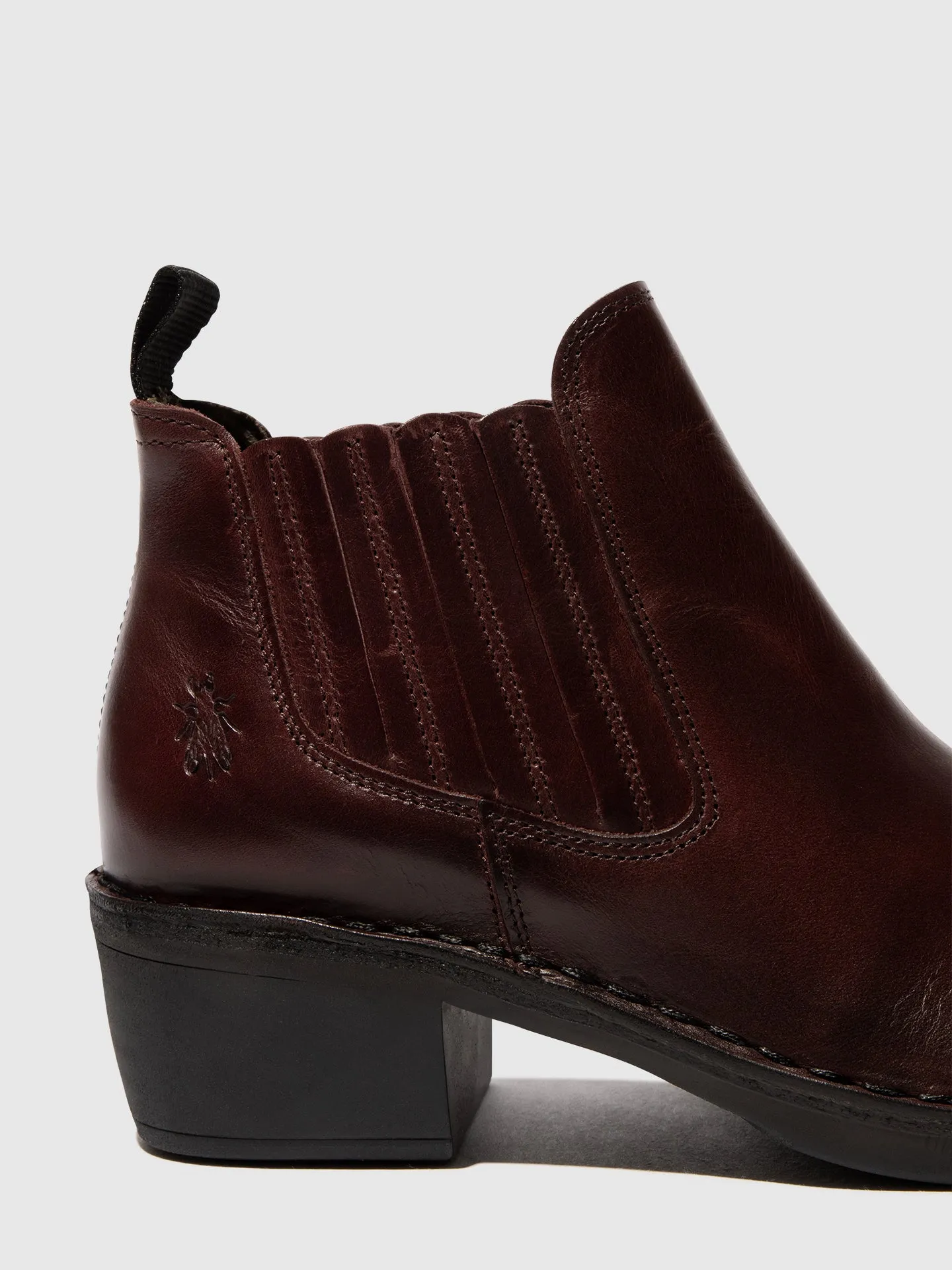 Slip-on Ankle Boots MOOF103FLY WINE