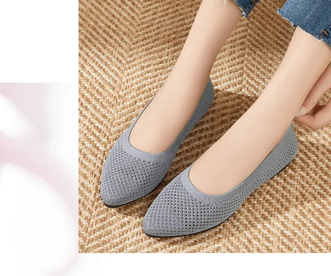 Sophie - Grey Orthopedic Ballerinas shoes/slippers