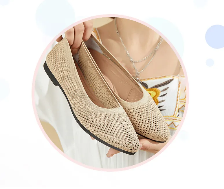 Sophie - Grey Orthopedic Ballerinas shoes/slippers