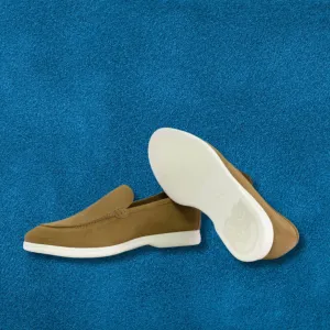 Summer Suede Loafers (by Rowan Row) - Mustard