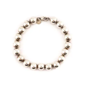 Tiffany & Co. Sterling Silver HardWear Ball Bead Bracelet