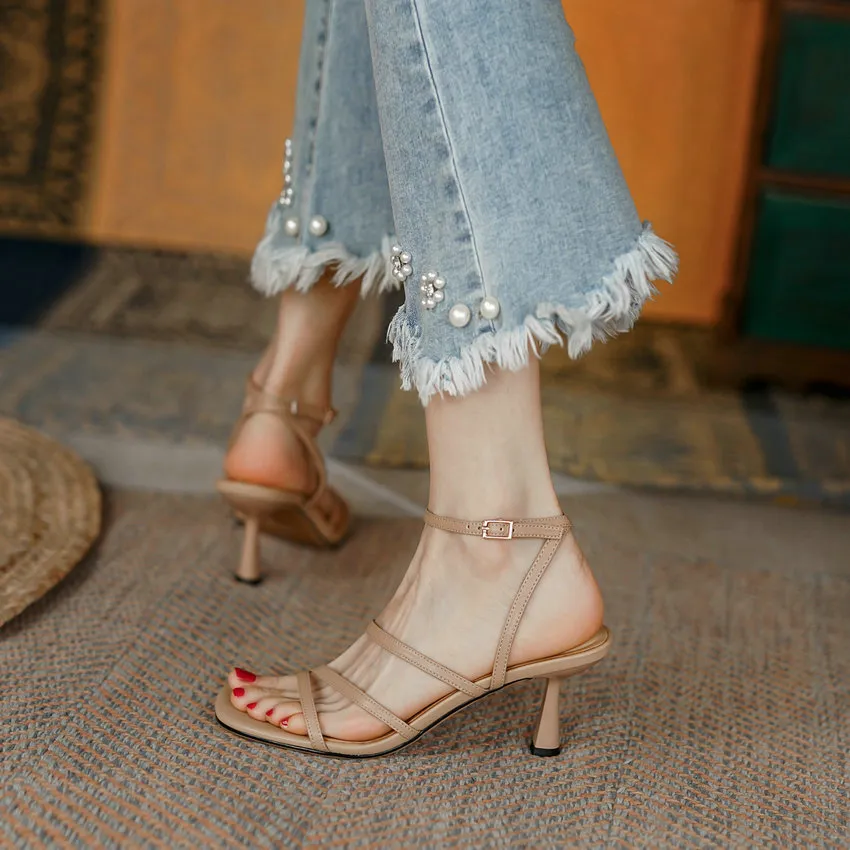 USS Shoes Virginia Women's Elegant Thin High Heels Sandals