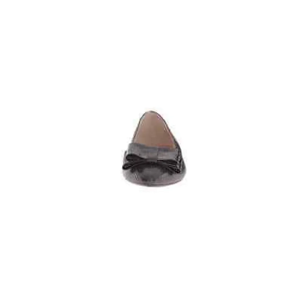 Vaneli Womens Garen Moro Brown Lizard Patent Flat