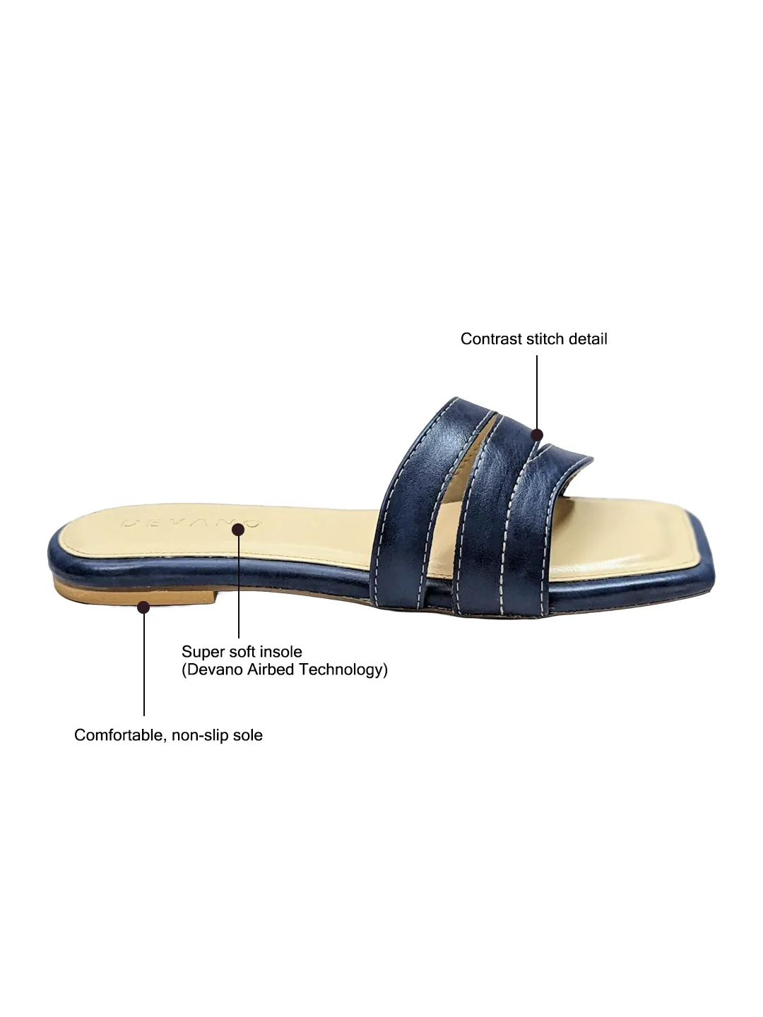 Wave Flats Ocean Blue