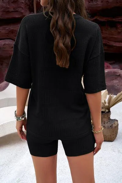 Wear Everywhere Short Sleeve Tee and Shorts Set