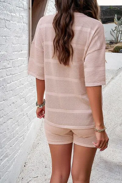 Wear Everywhere Short Sleeve Tee and Shorts Set